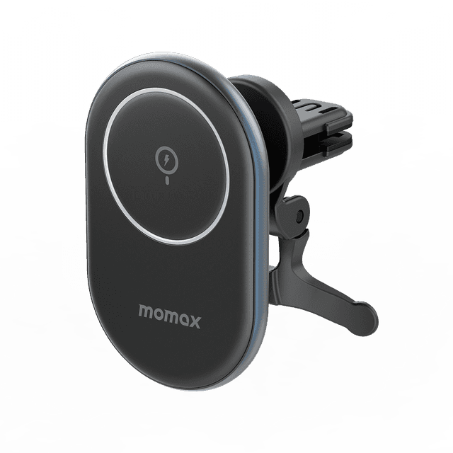 شاحن جوال للسيارة ستاند مغناطيسي جي ماغ مونت 2 15 وات من موماكس لون أسود Momax q.mag mount 2 15w magsafe wireless car mount - 702059