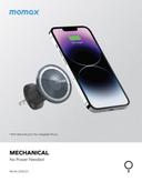 Momax move easy magnetic car mount space grey