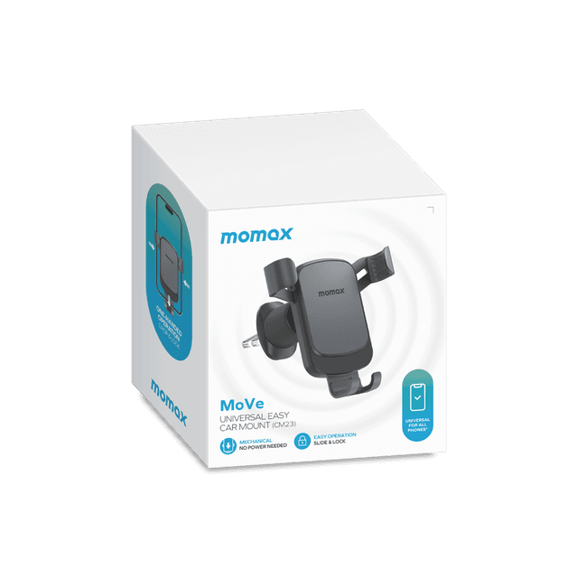 Momax move universal easy car mount space grey