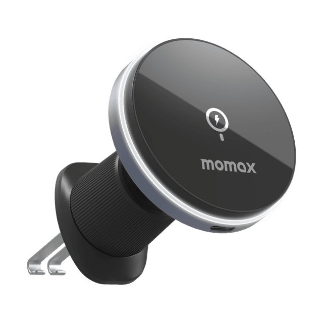 Momax q.mag mount 5 15w magnetic wireless charging car mount (vent mount) black - SW1hZ2U6MTQ1ODU3MQ==