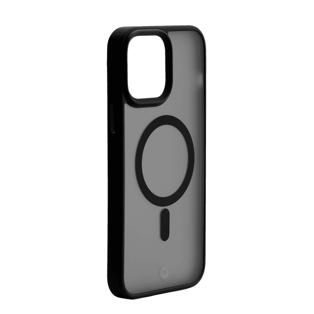 كفر جوال ايفون 13 برو ماكس 6.7 بوصة هايبرد ماغ سيف لون أسود من موماكس Momax iphone 13 pro max 6.7'' hybrid magsafe protective case