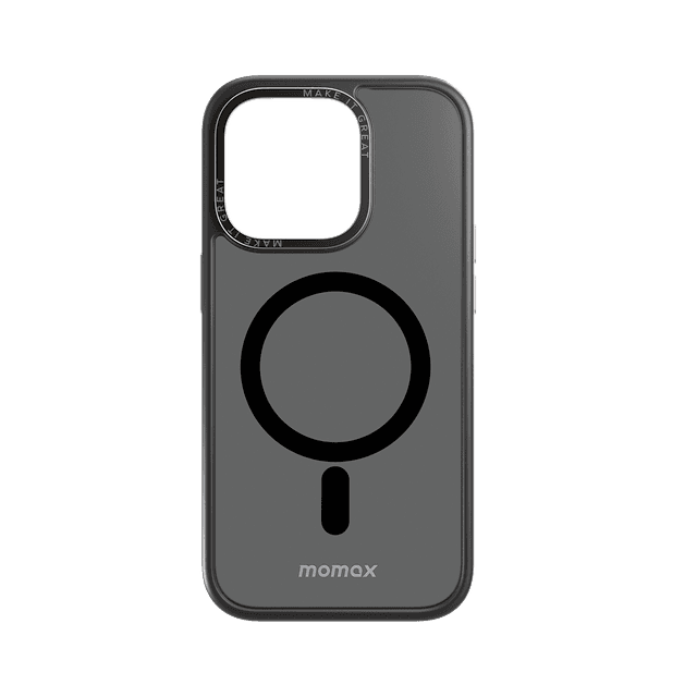 كفر جوال ايفون 14 برو 6.1 بوصة هايبرد مغناطيسي ماغ سيف لون أسود من موماكس Momax iphone 14 pro hybrid magnetic case - SW1hZ2U6MTQ2MjE5MQ==