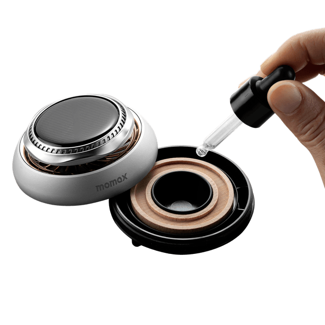 زيت عطري للفواحه ايكو 360 عبوة اعادة ملء من موماكس الوردة الزرقاء Momax eco360 replacement essential oil flower blue