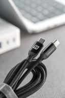 وصلة تايب سي الى تايب سي غو لينك 100 وات 2 متر بي دي من موماكس لون أسود Momax go link usb c to usb c pd cable - SW1hZ2U6MTQ1ODA5MQ==