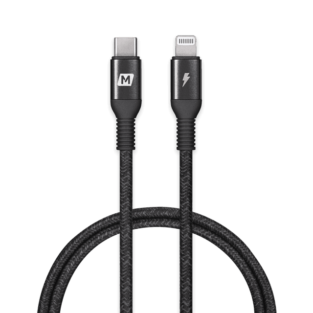 وصلة تايب سي الى لايتننغ 1.2 متر لون أسود من موماكس Momax elite link usb c to lightning cable - SW1hZ2U6MTQ1NzY3MQ==