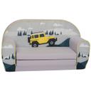 كرسي جلوس اطفال تصميم سيارة جبلية ديل سيت Delsit Sofa Bed Yellow Jeep