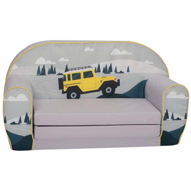 كرسي جلوس اطفال تصميم سيارة جبلية ديل سيت Delsit Sofa Bed Yellow Jeep