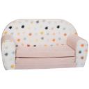 كرسي الاطفال للجلوس تصميم نجوم ملونة ديل سيت Delsit Sofa Bed Chenille Pink - SW1hZ2U6MTQ2ODcwNA==