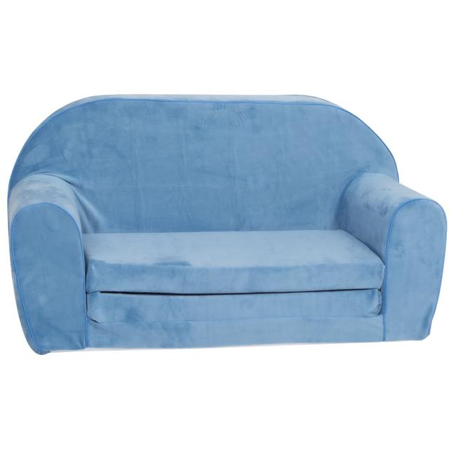 اثاث اطفال مخمل ازرق ديل سيت Delsit Sofa Bed Blue Velvet - SW1hZ2U6MTQ2ODcwMQ==