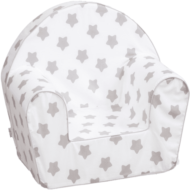 Delsit Arm Chair Grey Stars on White