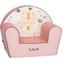 كنب اطفال تصميم الأسد اللطيف ديل سيت Delsit Arm Chair Rosa Lion