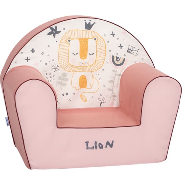 كنب اطفال تصميم الأسد اللطيف ديل سيت Delsit Arm Chair Rosa Lion