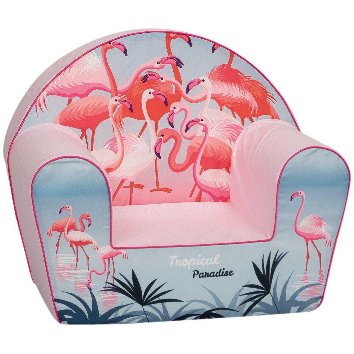 كنب اطفال تصميم طائر الفلامينغو ديل سيت Delsit Arm Chair Flamingos