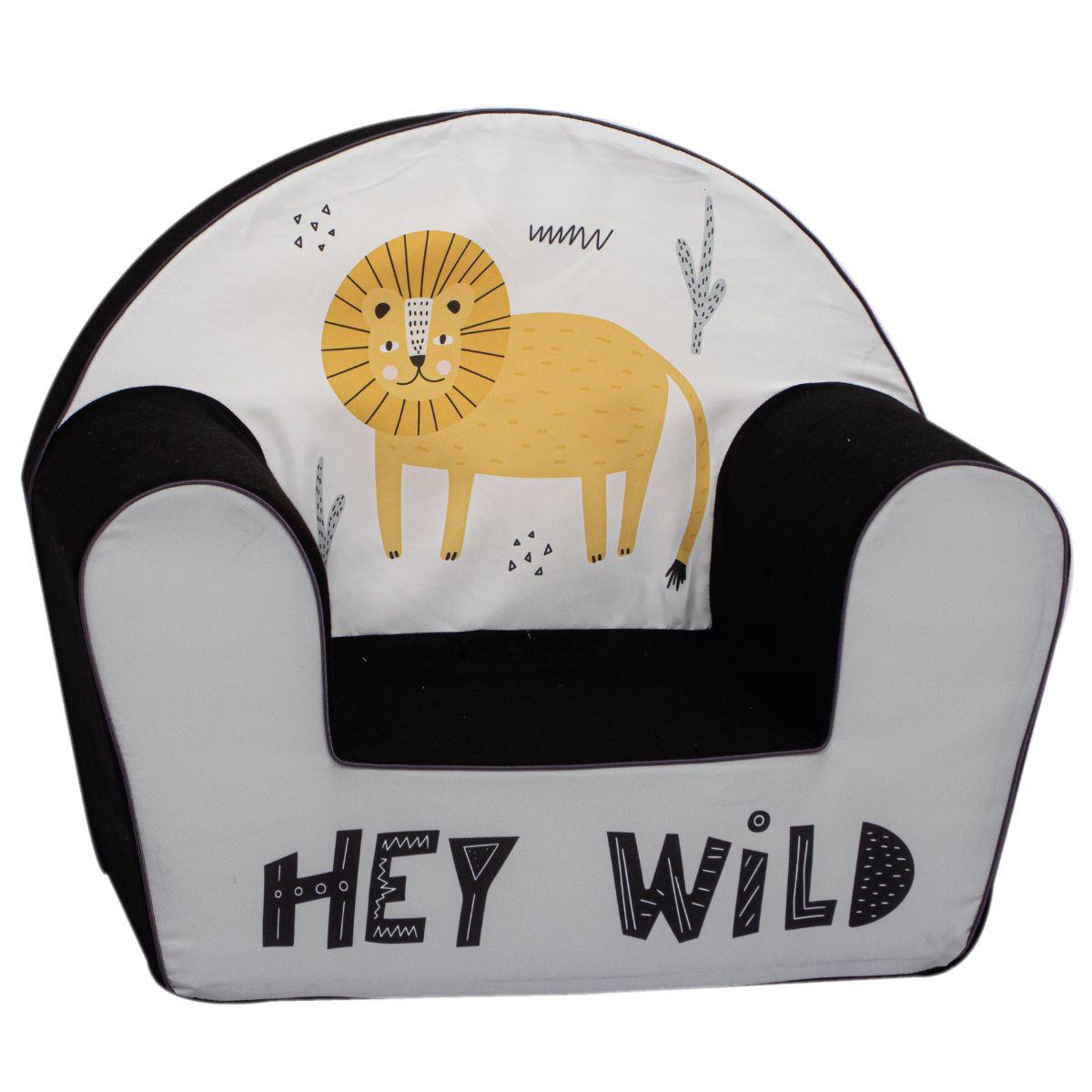 كنبة اطفال تصميم حيوان الأسد ديل سيت Delsit Arm Chair Hey Wild