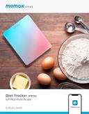 ميزان الكتروني للأكل للنظام الغذائي من موماكس Momax diet tracking nutrition scale with iot function dreamy