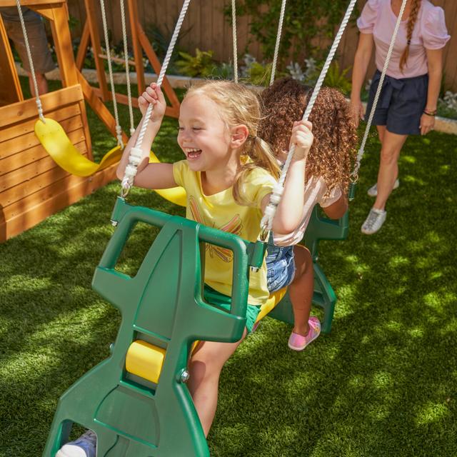 العاب اطفال خارجية + زحليطة ومرجوحة كيد كرافت ريدجفيو Kidkraft Ridgeview Outdoor Playset - SW1hZ2U6MTQ2Njg0Ng==