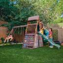 العاب اطفال خارجية + زحليطة ومرجوحة كيد كرافت رينجر ريتريت Kidkraft Ranger Retreat Outdoor Playset