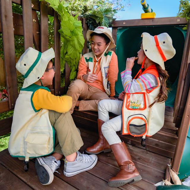 العاب اطفال خارجية + زحليطة ومرجوحة كيد كرافت رينجر ريتريت Kidkraft Ranger Retreat Outdoor Playset