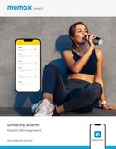 مطارة حافظة للحرارة ذكية لون وردي Momax smart bottle iot thermal drinkware