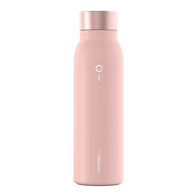 مطارة حافظة للحرارة ذكية لون وردي Momax smart bottle iot thermal drinkware