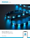 Momax smart beam iot led sync light strips black - SW1hZ2U6MTQ2MjAxOA==