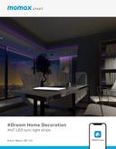 Momax smart beam iot led sync light strips black