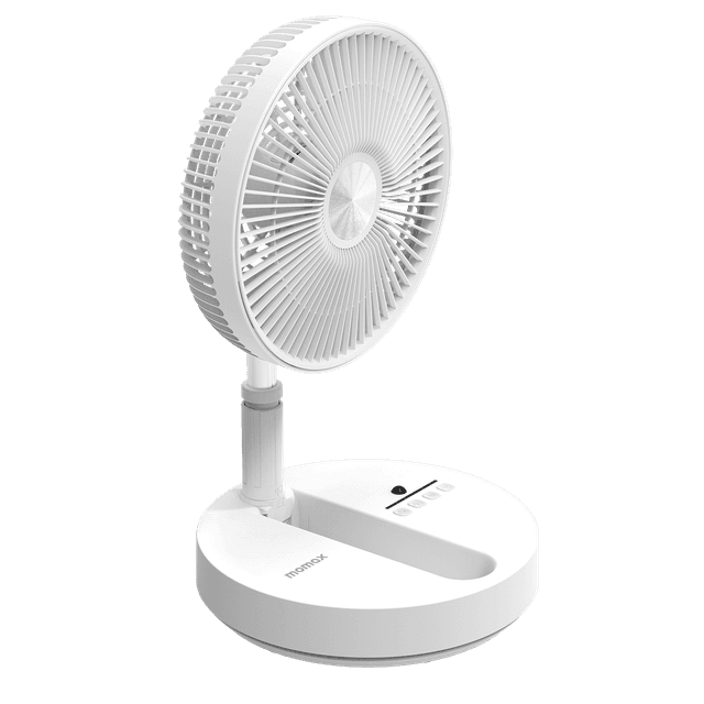 مروحة قابلة للطي متنقلة 10 انش ايفان فلو من موماكس لون أبيض Momax ifan flow portable telescopic fan - SW1hZ2U6MTQ2MzAzOA==