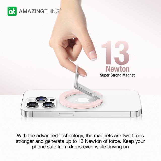 At titan magnetic phone ring with stand pink - SW1hZ2U6MTQ1OTEyNA==