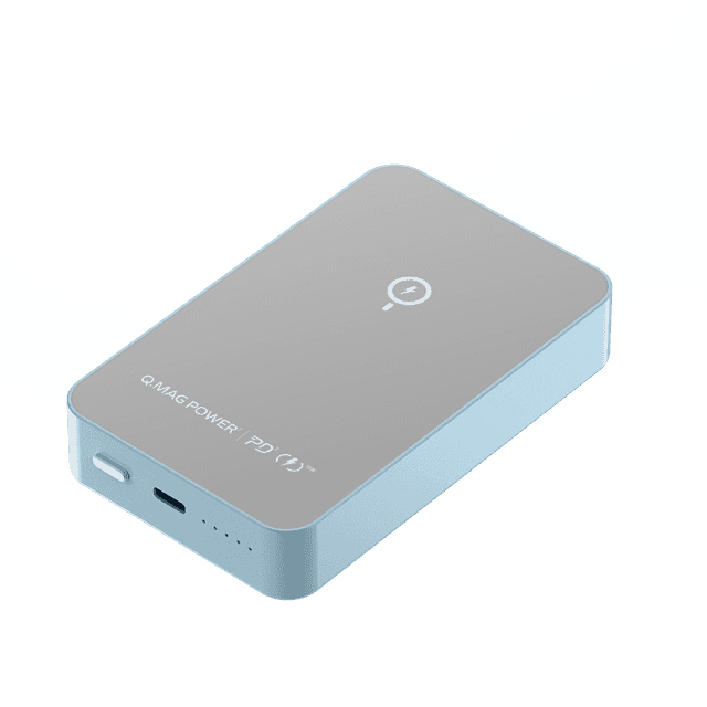 Momax q.mag power7 10000mah magsafe wireless power bank light blue - SW1hZ2U6MTQ1ODE4Ng==