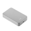 شاحن متنقل لاسلكي 10000 ميلي أمبير متوافق مع ماغ سيف كيو ماغ باور 7 من موماكس لون فضي Momax  magsafe wireless power bank - 298090