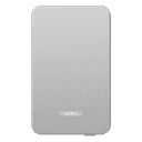 شاحن متنقل لاسلكي 10000 ميلي أمبير متوافق مع ماغ سيف كيو ماغ باور 7 من موماكس لون فضي Momax  magsafe wireless power bank - 298091