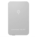 شاحن متنقل لاسلكي 10000 ميلي أمبير متوافق مع ماغ سيف كيو ماغ باور 7 من موماكس لون فضي Momax  magsafe wireless power bank - 298092