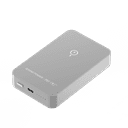 شاحن متنقل لاسلكي 10000 ميلي أمبير متوافق مع ماغ سيف كيو ماغ باور 7 من موماكس لون فضي Momax  magsafe wireless power bank - 702058