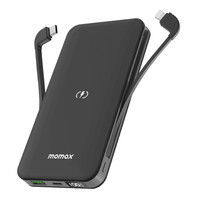 Momax q.power touch 2 10000mah wireless mfi power bank black - SW1hZ2U6MTQ1ODI3OQ==