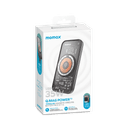 شاحن متنقل لاسلكي 10000 ميلي أمبير باور 13متوافق مع ماغ سيف من موماكس لون أسود Momax  magnetic wireless power bank