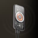 شاحن متنقل لاسلكي 10000 ميلي أمبير باور 13متوافق مع ماغ سيف من موماكس لون أسود Momax  magnetic wireless power bank