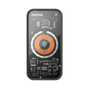 شاحن متنقل لاسلكي 10000 ميلي أمبير باور 13متوافق مع ماغ سيف من موماكس لون أسود Momax  magnetic wireless power bank