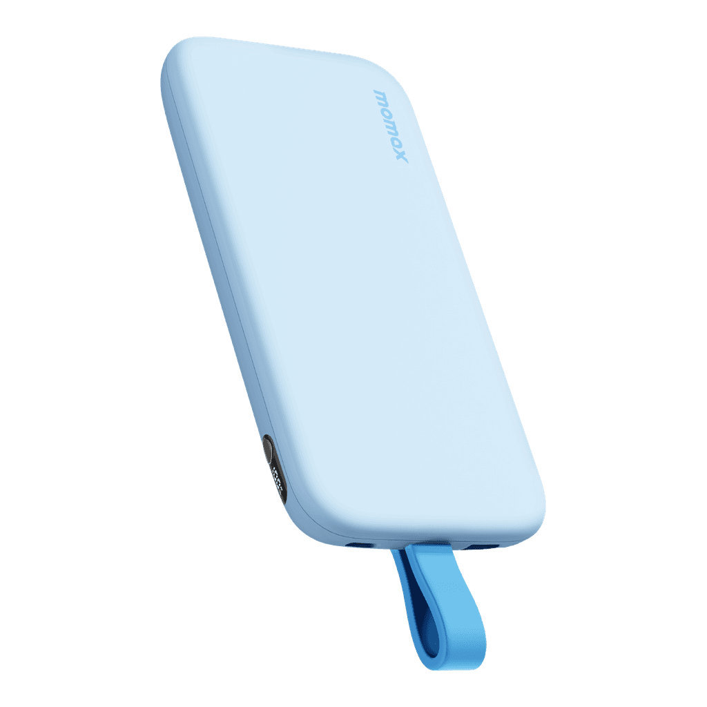 Momax ipower pd 3 10000mah battery pack light blue