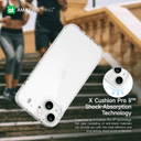 At iphone 14 6.1''minimal drop proof case transparent