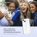 At iphone 14 6.1''minimal drop proof case transparent