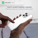 كفر جوال ايفون 14 برو مينيمال 6.1 بوصة ماغ سيف مقاوم للسقوط لون شفاف من أميزنغ ثينغ At iphone 14 pro minimal magsafe drop proof case