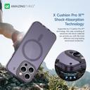 At iphone 14 pro 6.1'' titan pro magsafe drop proof case purple