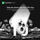 كفر جوال ايفون 14 برو تيتان 6.1 بوصة مقاوم للسقوط لون شفاف من أميزنغ ثينغ At iphone 14 pro titan pro drop proof case