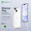 كفر جوال ايفون 14 بلس مينيمال 6.7 بوصة ماغ سيف لون شفاف من أميزنغ ثينغ At iphone 14 plus minimal magsafe drop proof case - SW1hZ2U6MTQ1NzM0NQ==