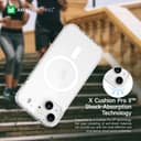 At iphone 14 plus 6.7'' minimal magsafe drop proof case transparent