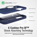 At iphone 14 pro max 6.7''smoothie magsafe drop proof case navy blue