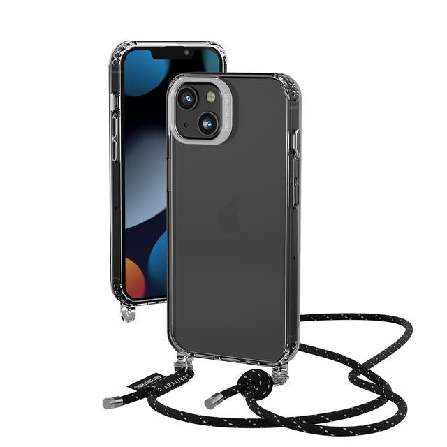 At iphone 13 6.1"advanta crossbody case transprint back with lanyard black - SW1hZ2U6MTQ1NzgxOQ==