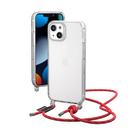 At iphone 13 6.1"advanta crossbody case transprint back with lanyard red - SW1hZ2U6MTQ2MTg4NQ==