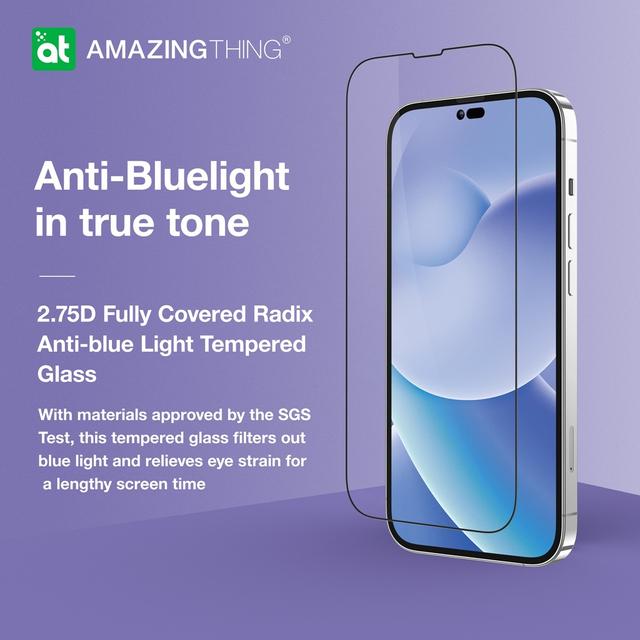 At iphone 14 6.1'' 2.75d fully covered radix anti blue glass anti blue - SW1hZ2U6MTQ2MTI0Mg==