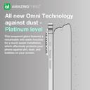 شاشة حماية زجاجية كاملة التغطية لأيفون 14 برو مع اطار حماية للجوانب من أميزنغ ثينغ At iphone 14 pro 6.1'' 2.75d fully covered radix matte glass matte